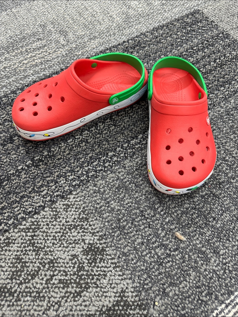 Christmas Crocs With Lights Size-8